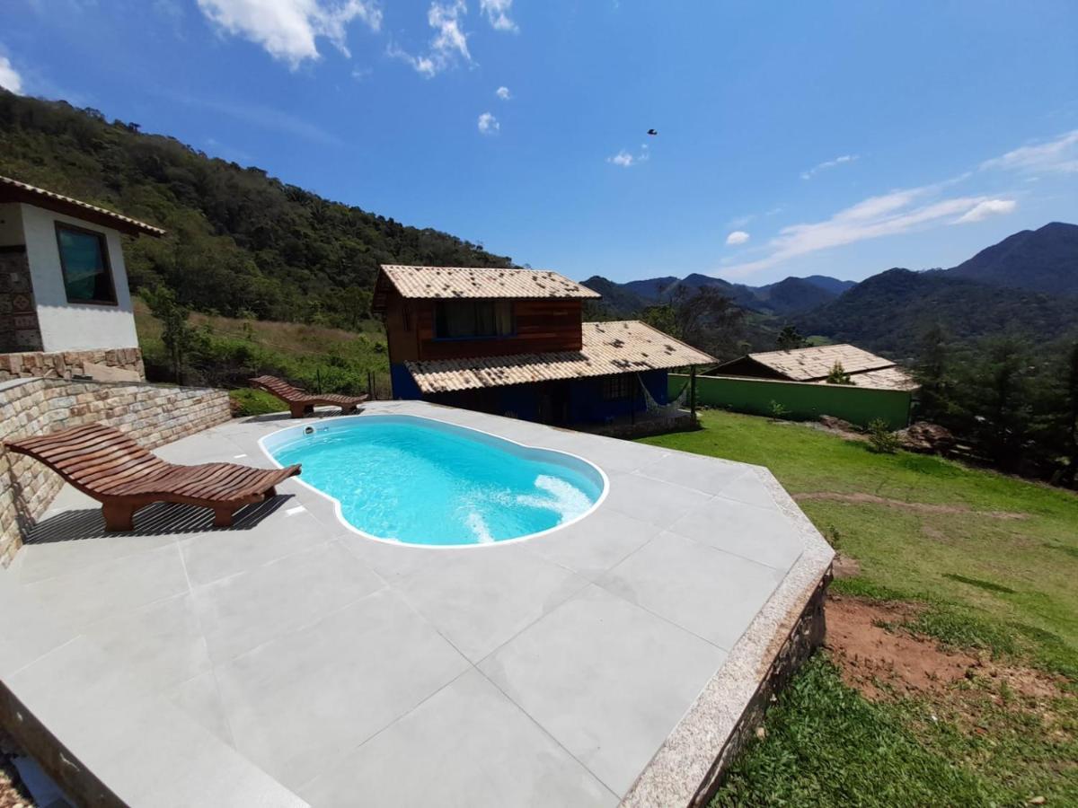 ルミアル Chale Com Agua De Nascente E Com Vista Panoramicaヴィラ エクステリア 写真